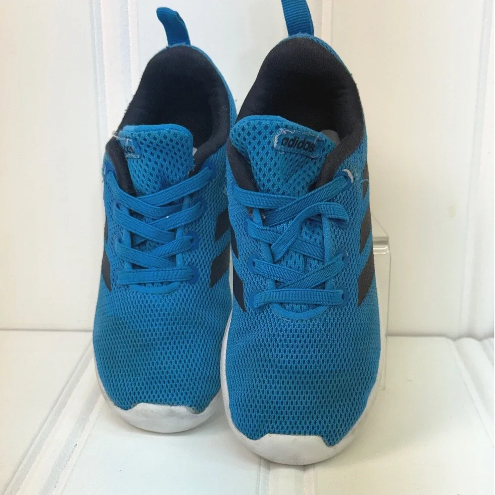 Adidas Lite Racer Kids Sneakers Size 9K Blue Mesh Athletic Running Shoes
